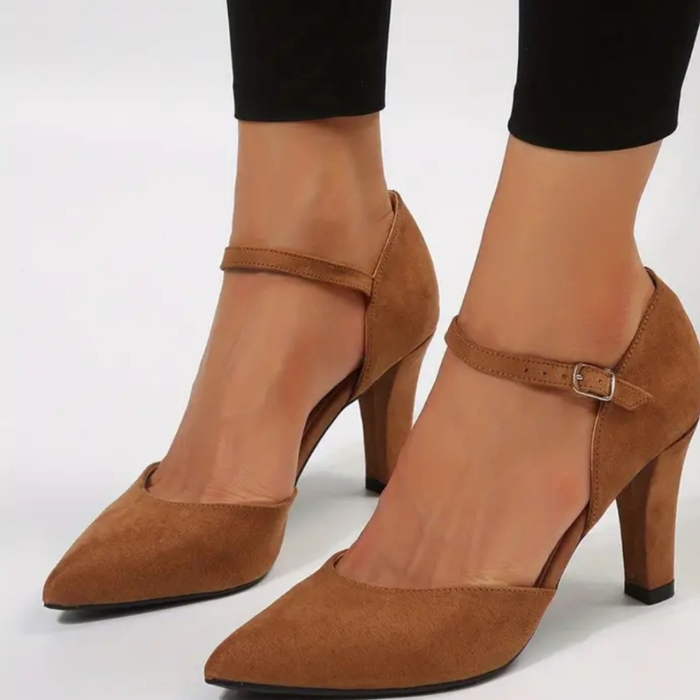 Elegant Brown Women's Heels